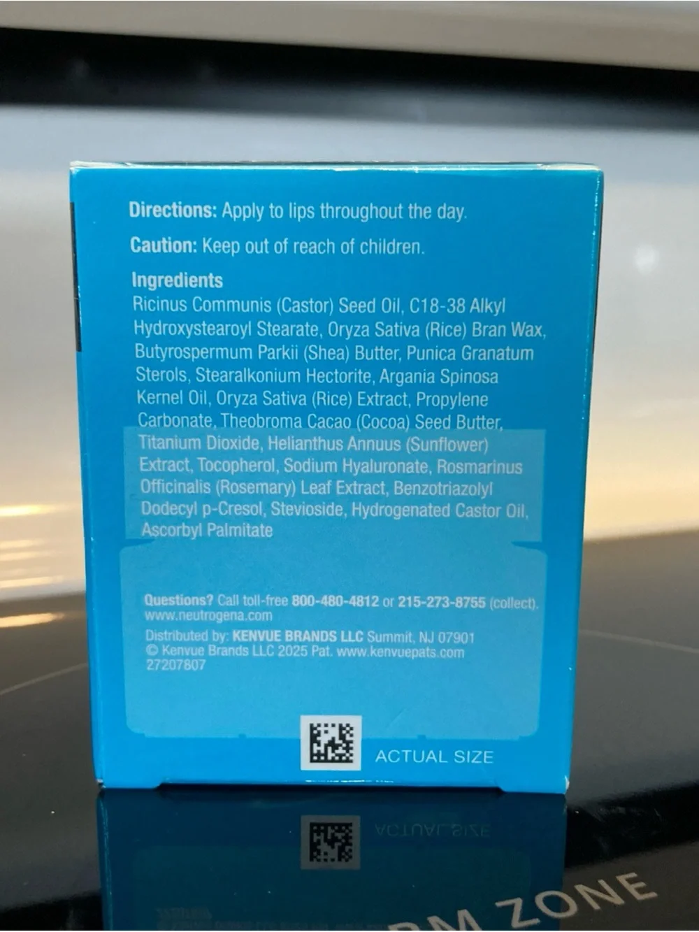 Neutrogena Hydro Boost Lip Balm Sheer Ice New in Box .5 oz Fragrance Free